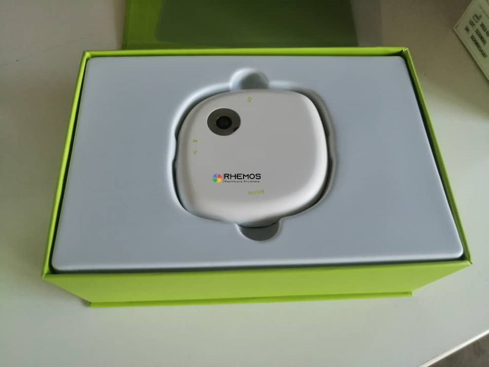 Rhemos device inside the box
